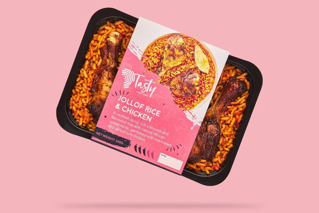 Jollof Rice & Chicken for home delivery!